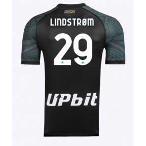 SSC Napoli Jesper Lindstrom #29 Tredje trøje 2023-24 Kort ærmer